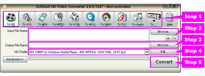 online help for HD video conversion