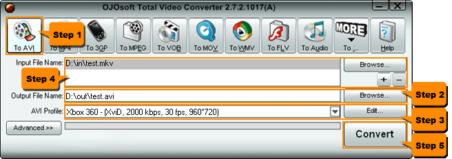 Converting MKV to Xbox 360 - MKV to Xbox 360 Converter