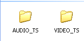VIDEO_TS and AUDIO_TS